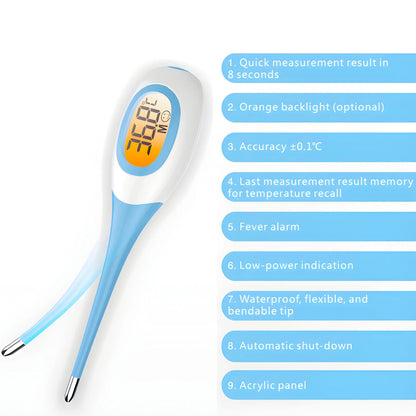 InstaTemp™ Digital Infrared Thermometer – Non-Contact Forehead & Body Temperature Monitor for Baby & Adult