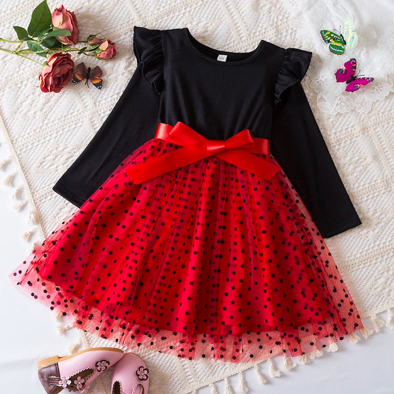 Sequin Girls Princess Party Dresses for Kids