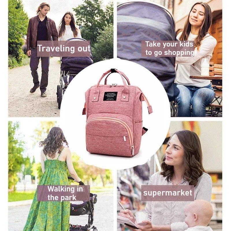 CarrySmart™ Waterproof Baby Diaper Backpack