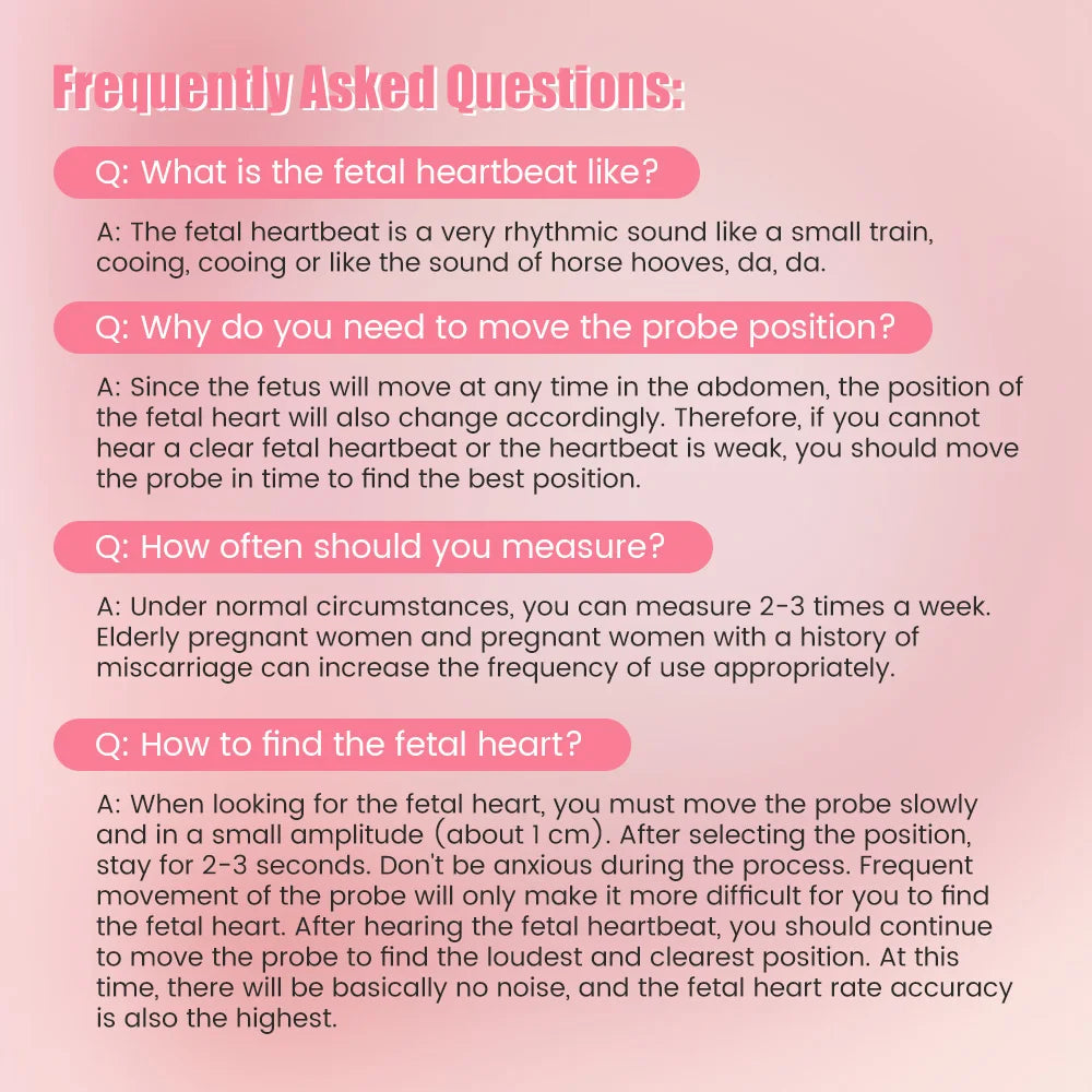 JBMBHC™ T502 3MHz Fetal Doppler