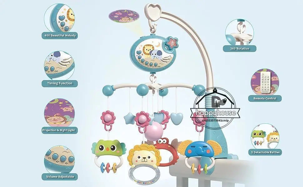 DreamGlow™ Smart Musical Baby Crib Mobile TM