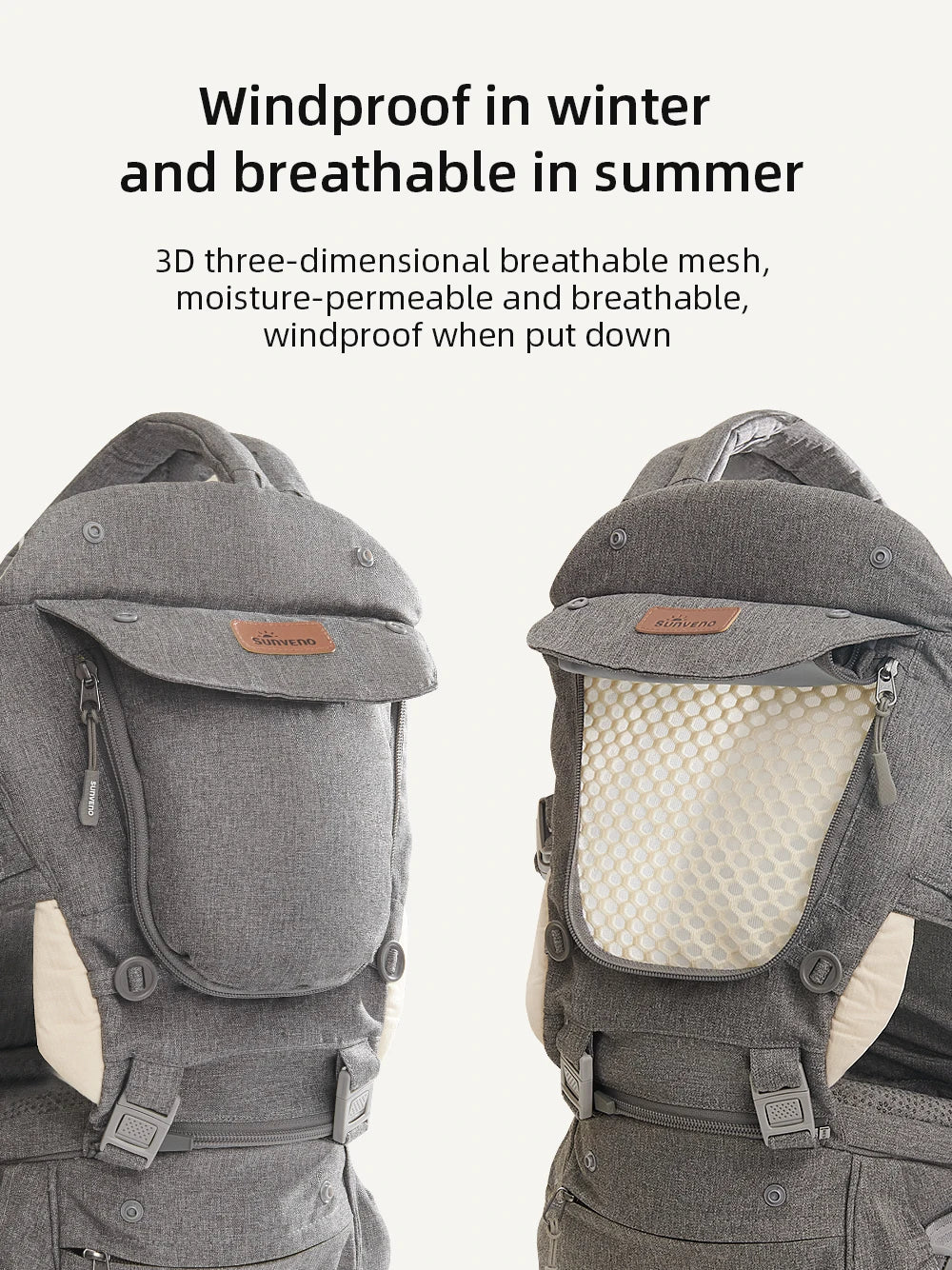 6-in-1 Ergonomic Baby Carrier Hip Seat – Comfort Carry