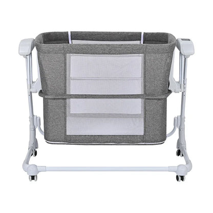 XMSJ Adjustable Bedside Sleeper Crib Electric Rocking Bassinet with Remote