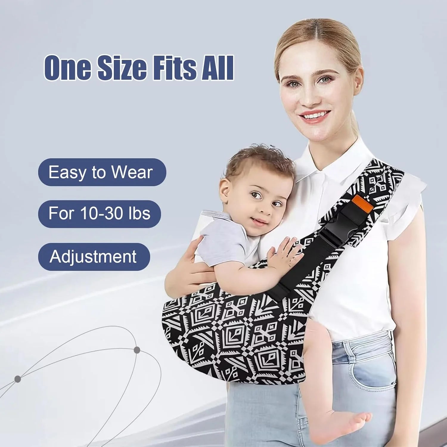 SideNest™ Non-Slip Hip Seat Toddler Sling Carrier