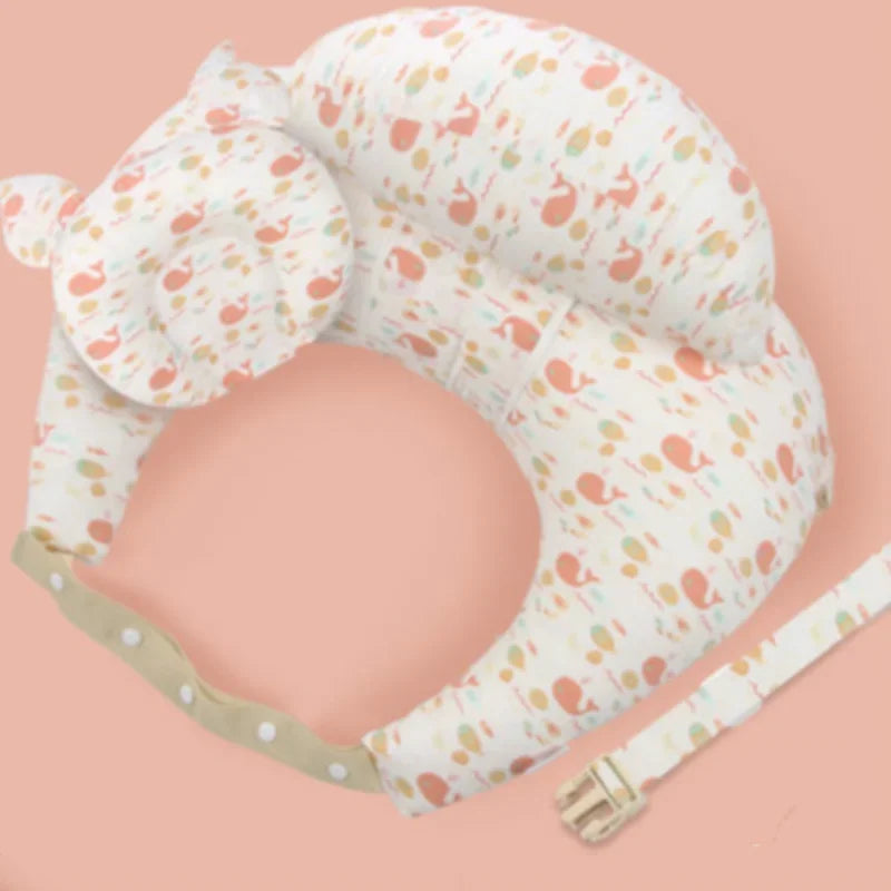 Multifunctional Baby Nursing Pillow with Strap – Soft Newborn Feeding Pillow