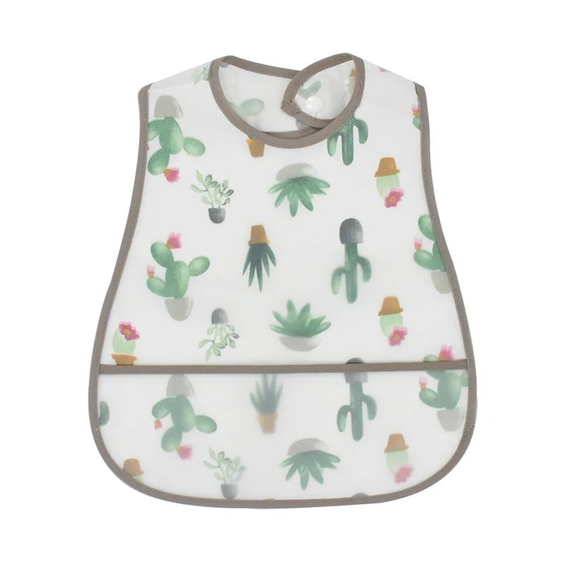 New Cartoon Pattern EVA Waterproof Baby Bib