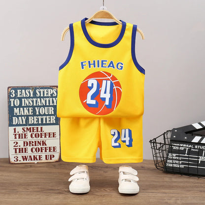 Kids Summer Basketball Clothing Set