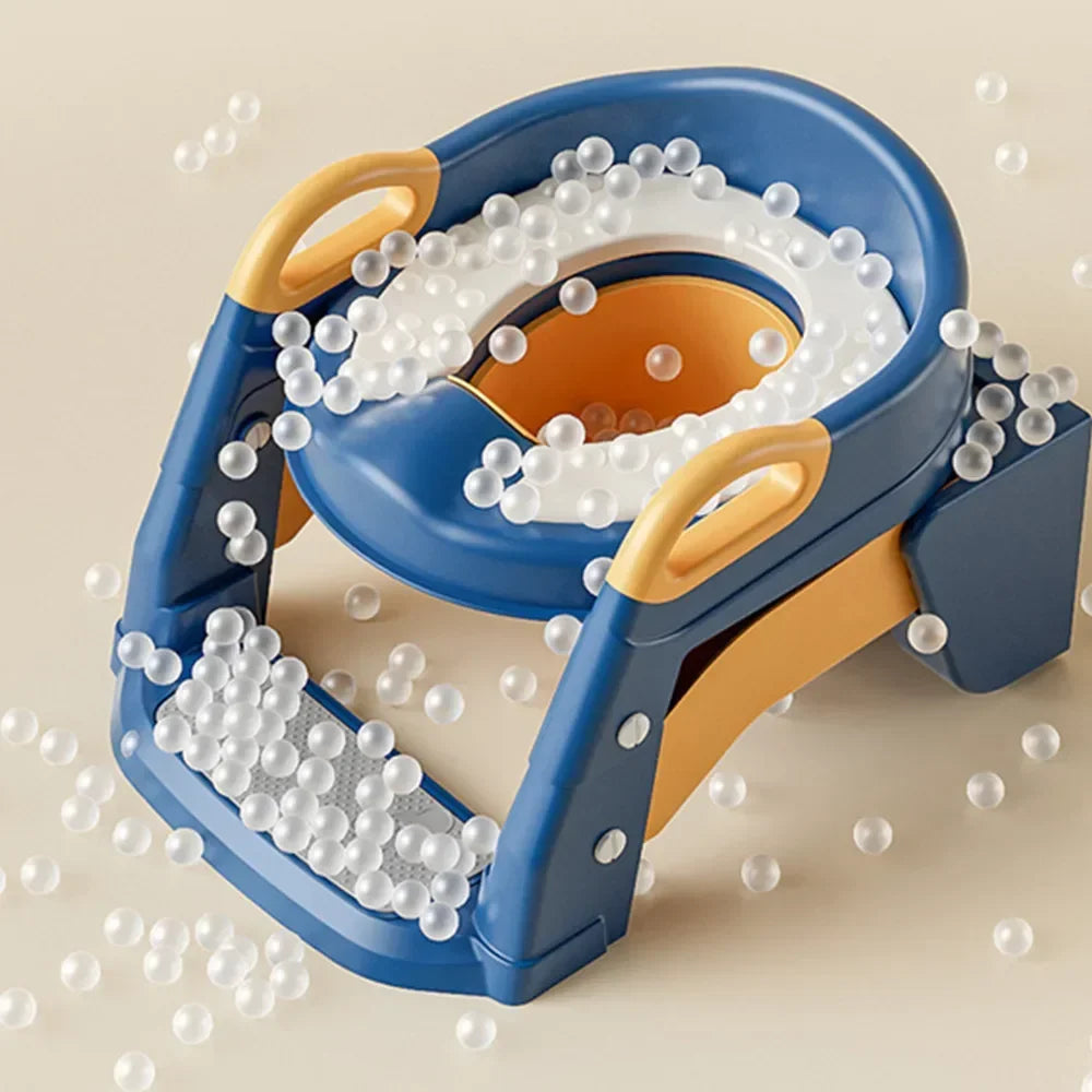 EasyPot™ Folding Baby Potty Training Seat with Step Stool Ladder – Portable Travel Toilet