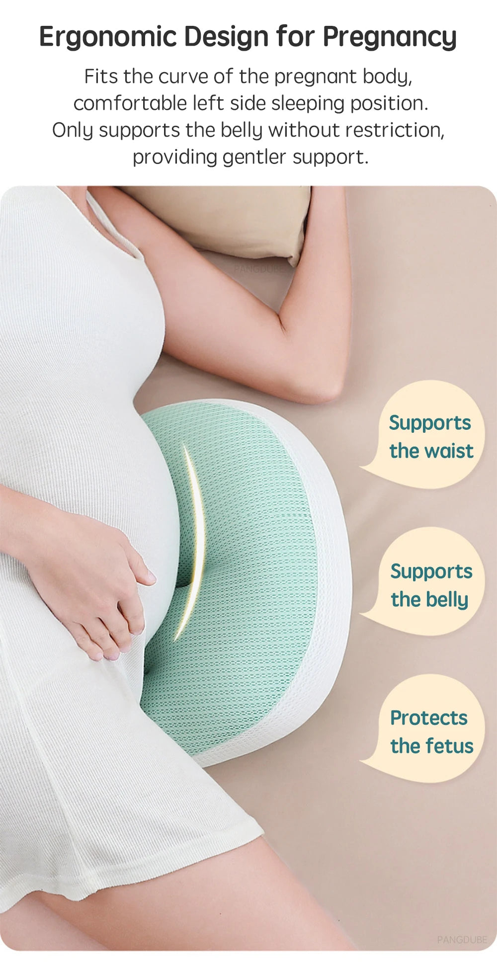 Adjustable Pregnancy Body Pillow