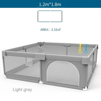 Baby Playpen Light Gray Corralito