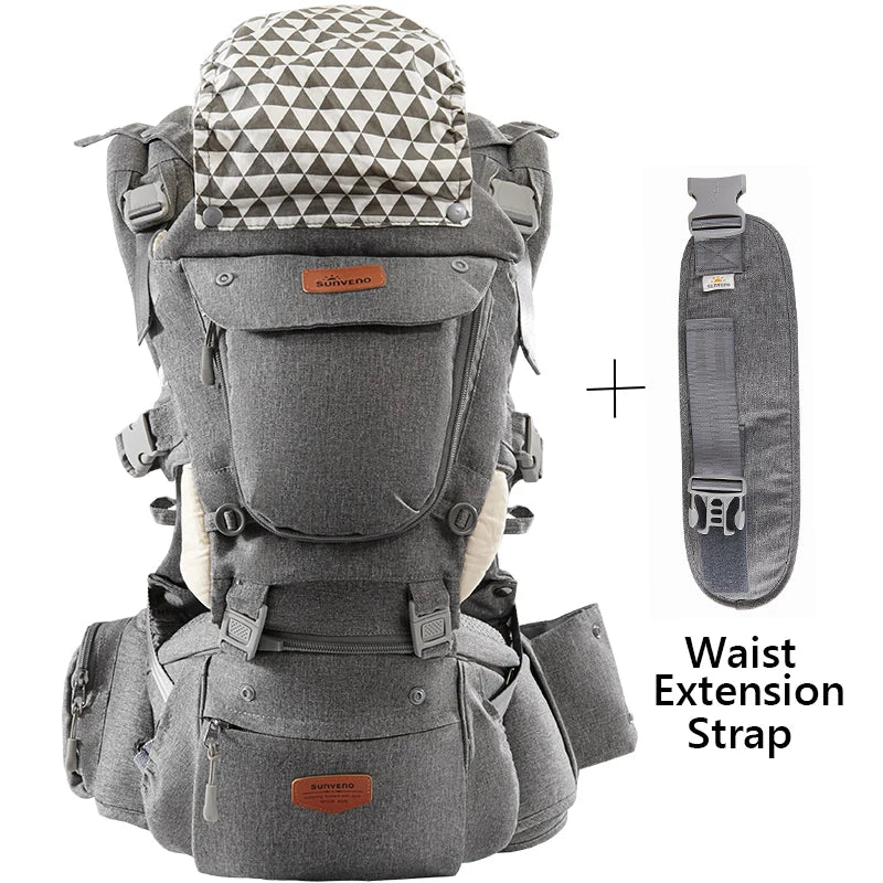 6-in-1 Ergonomic Baby Carrier Hip Seat – Comfort Carry