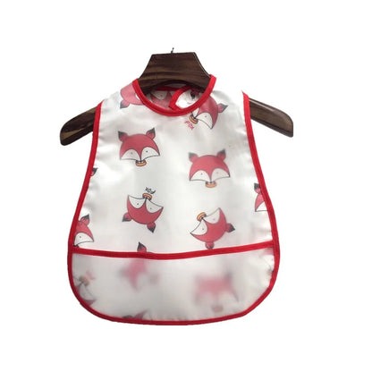 New Cartoon Pattern EVA Waterproof Baby Bib