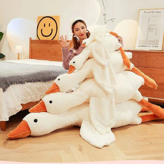GFPAN™ Giant Plush Duck Pillow – Soft Cotton Stuffed Animal Toy (50/90/130cm)