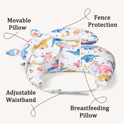 Plus Size Nursing Pillow with Adjustable Strap and Soft Removable Cover