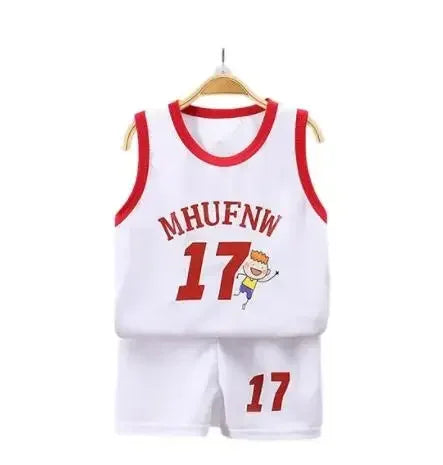 Kids Summer Basketball Clothing Set