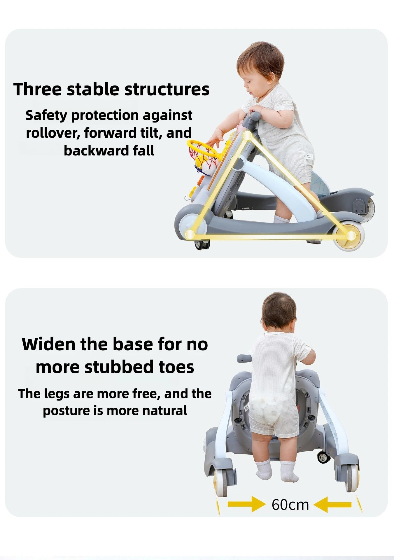 Anti O-Leg Baby Walker