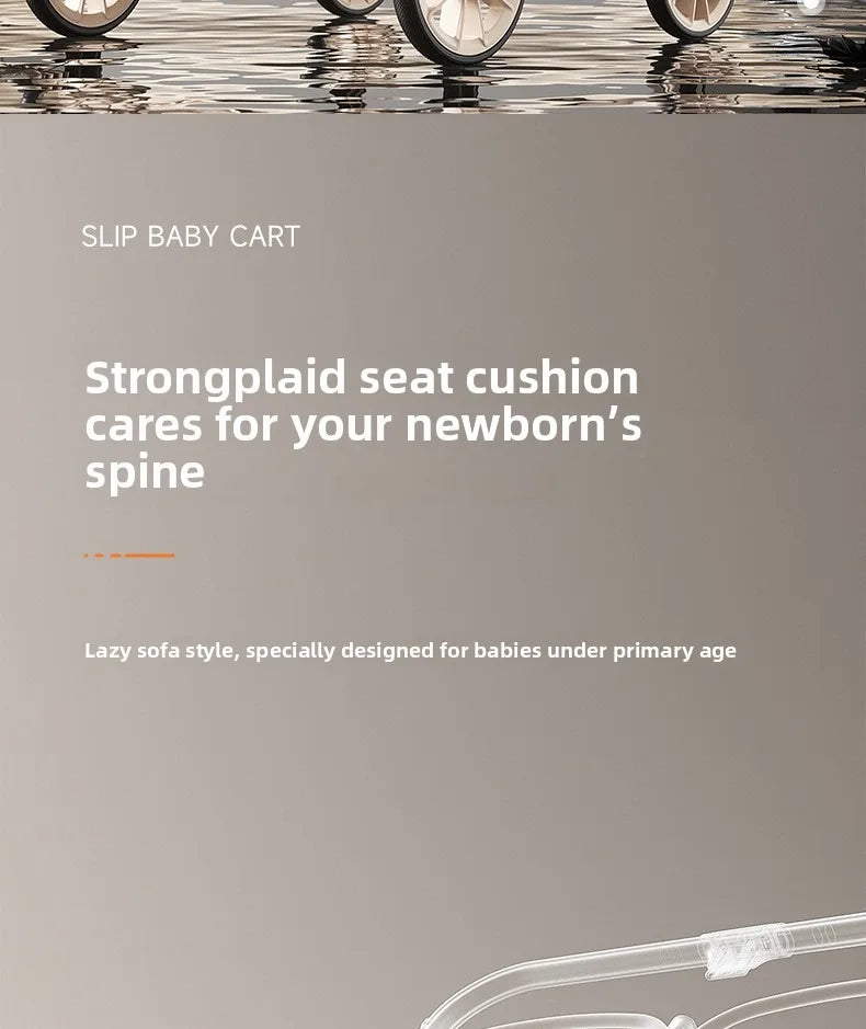 TwinGlide™ 2-in-1 Foldable Twin Baby Stroller – Lie-Flat Comfort, Heavy-Duty