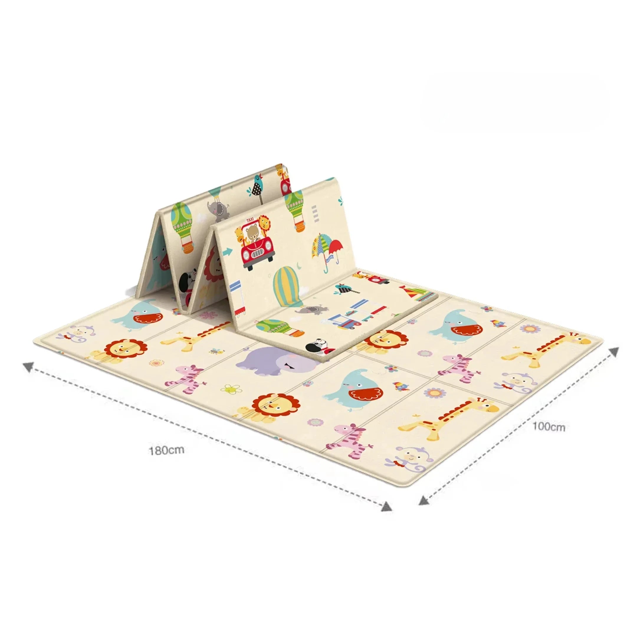 PlayJoy™ Foldable Baby Play Mat – Educational, Soft & Portable Kids Carpet