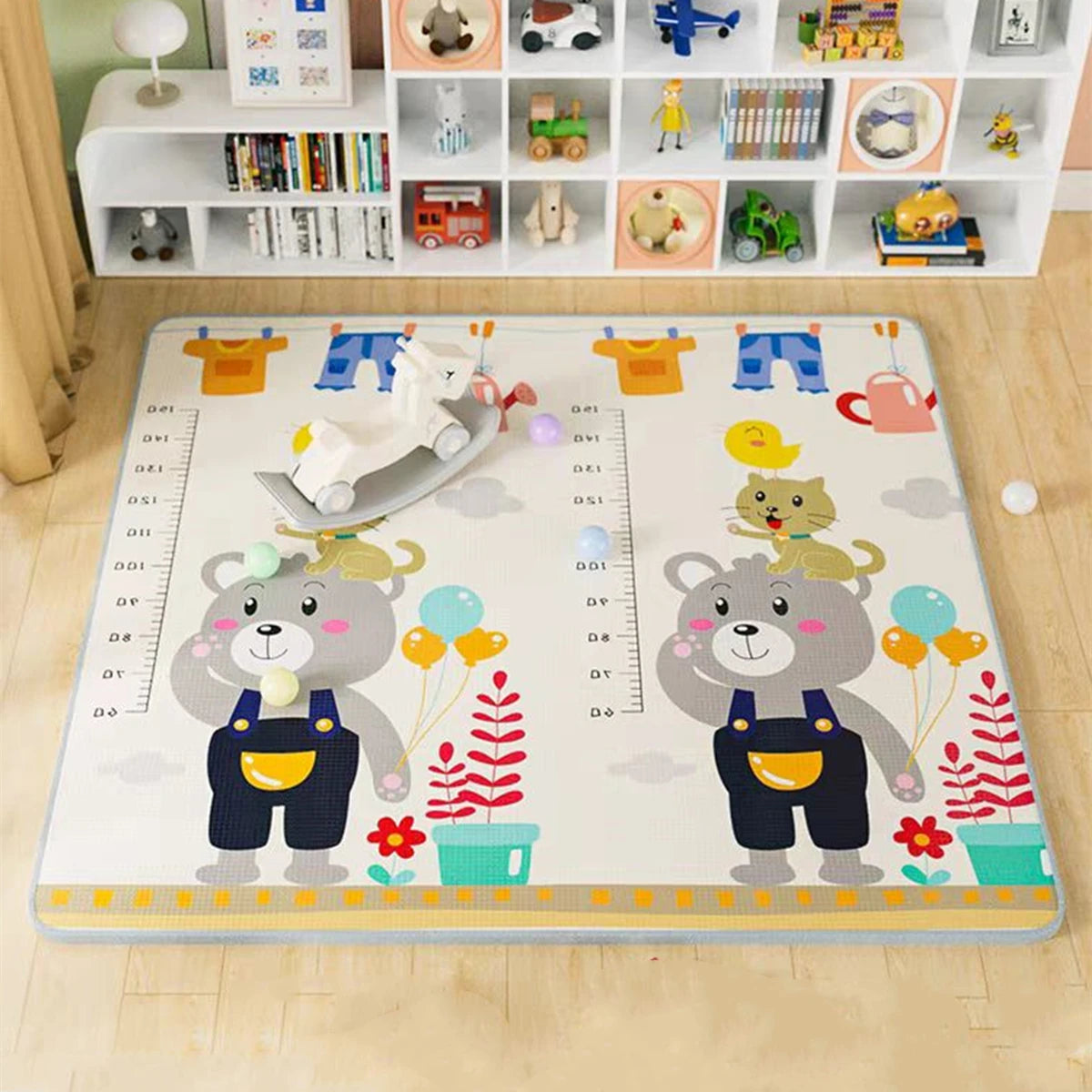 SafeStep™ Foldable Foam Play Mat – Soft, Non-Toxic