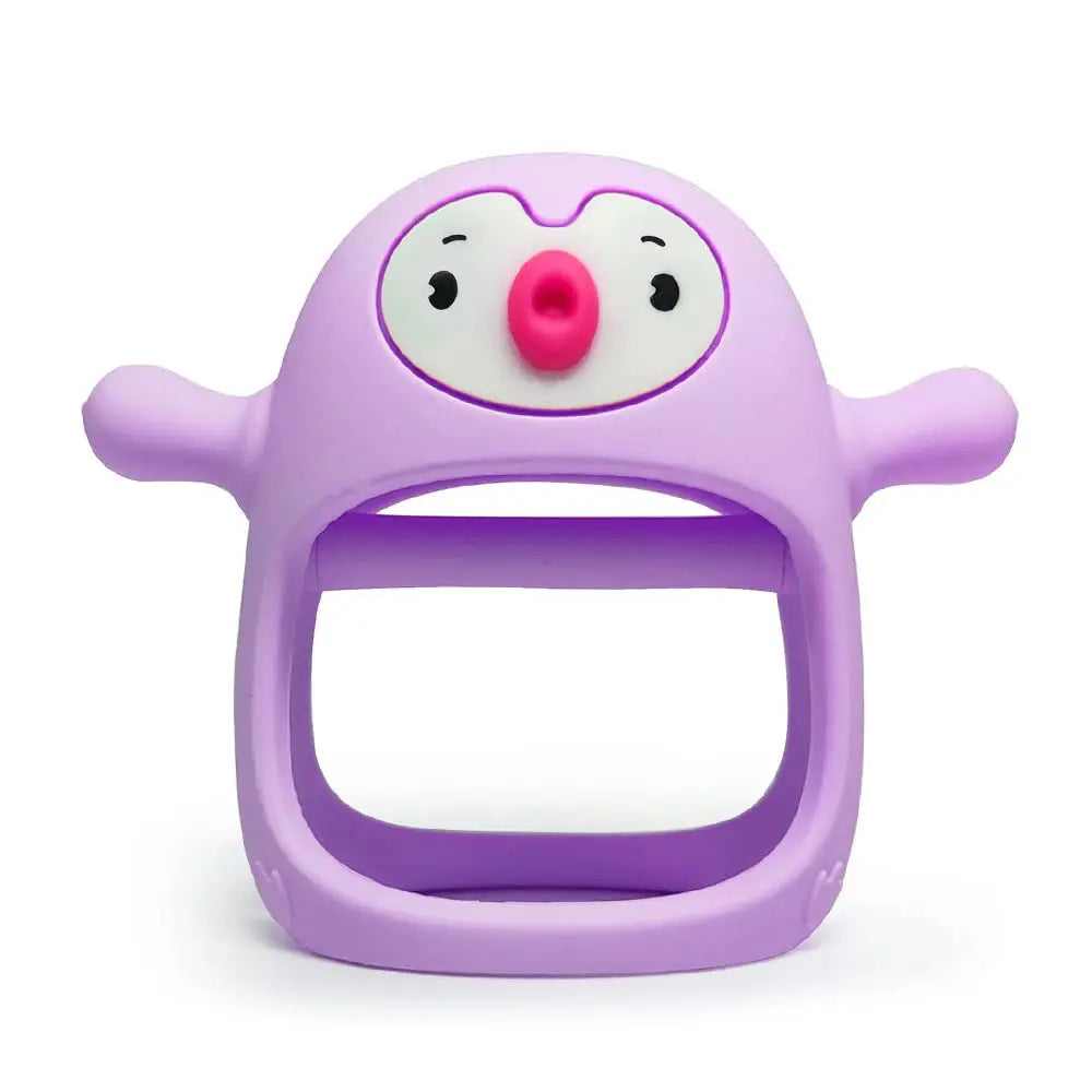 NeverDrop™ Baby Hand Teether – BPA-Free Silicone Teething Toy