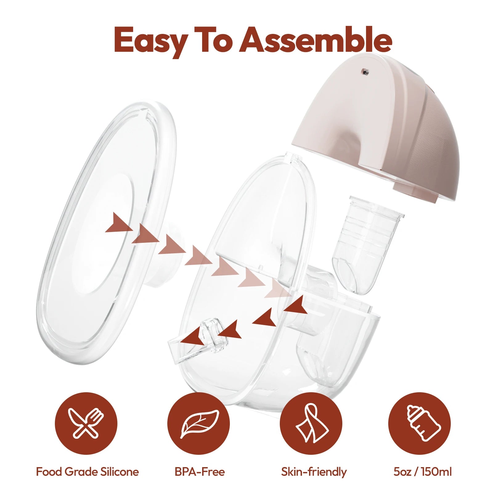 NCVI™ 8131 Wearable Breast Pump
