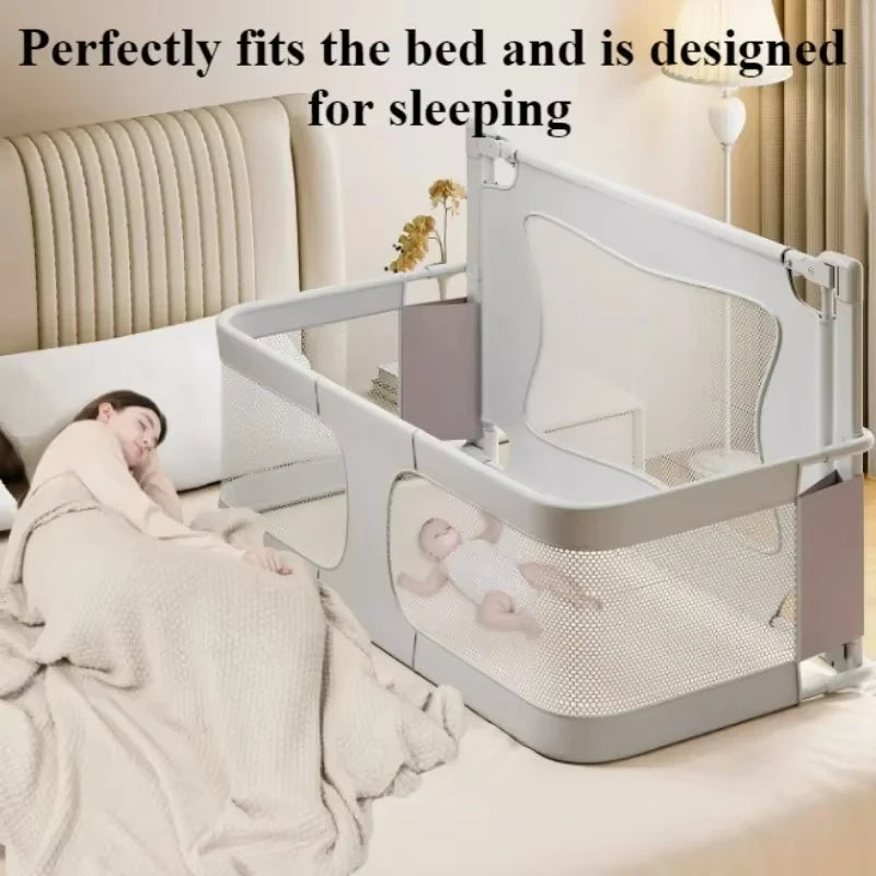DreamNest™ Foldable Bedside Baby Bassinet