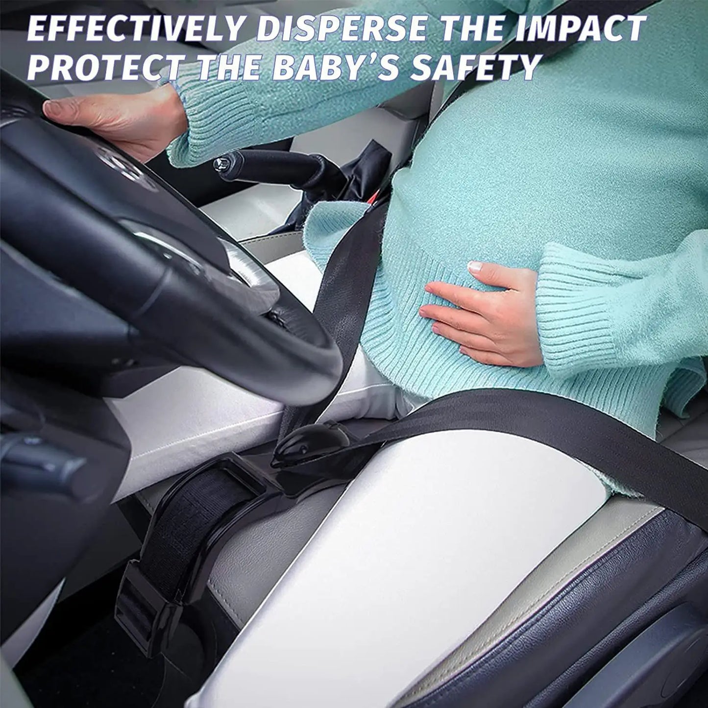 Macroupta Pregnancy Car Seat Belt – Maternity Belly Support & Safety Adjuster