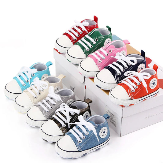 Newborn Baby Canvas Sneakers