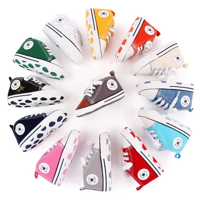 Newborn Baby Canvas Sneakers