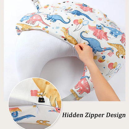Plus Size Nursing Pillow with Adjustable Strap and Soft Removable Cover