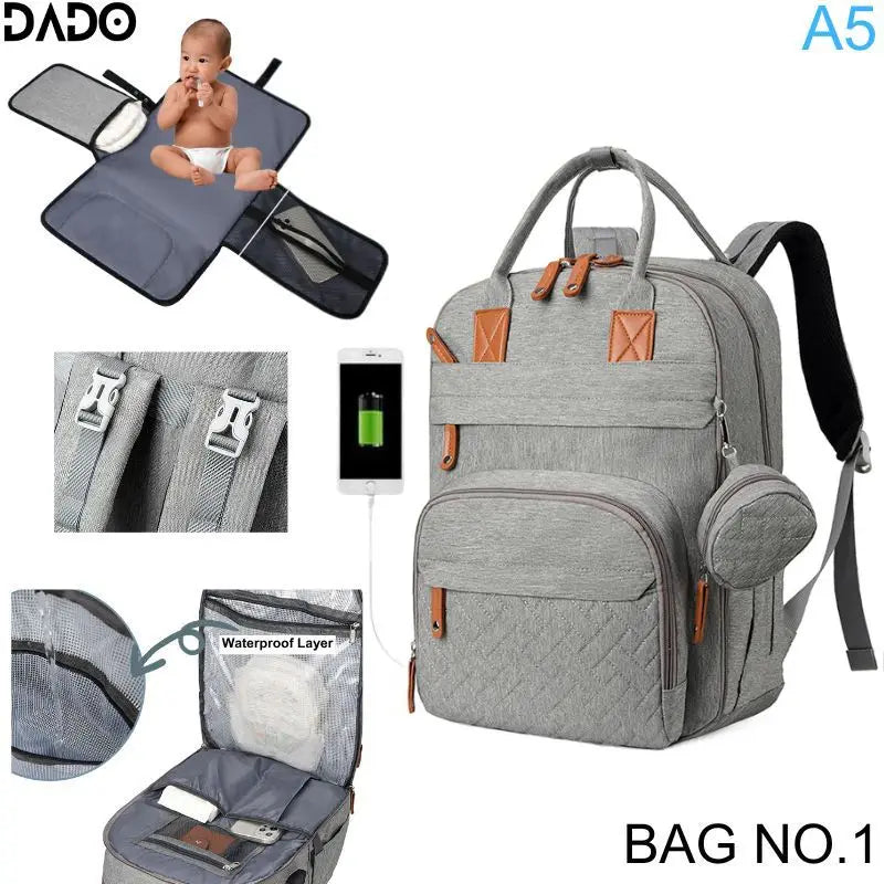 Multifunction Diaper Bag Backpack