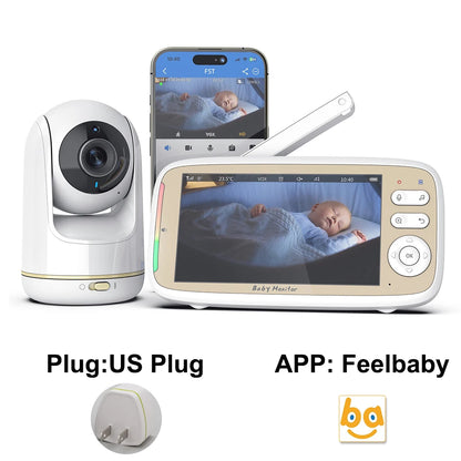 VB803 PRO 720P HD Baby Monitor with Two-Way Talk & WIFI PTZ