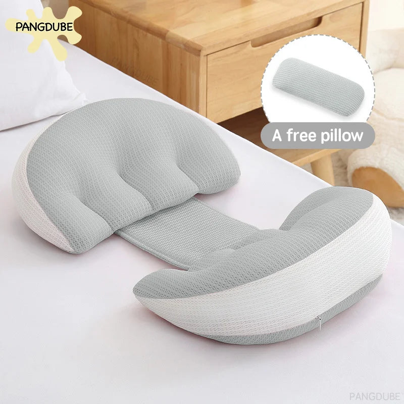 Adjustable Pregnancy Body Pillow – Full Support for Belly Back & Hips