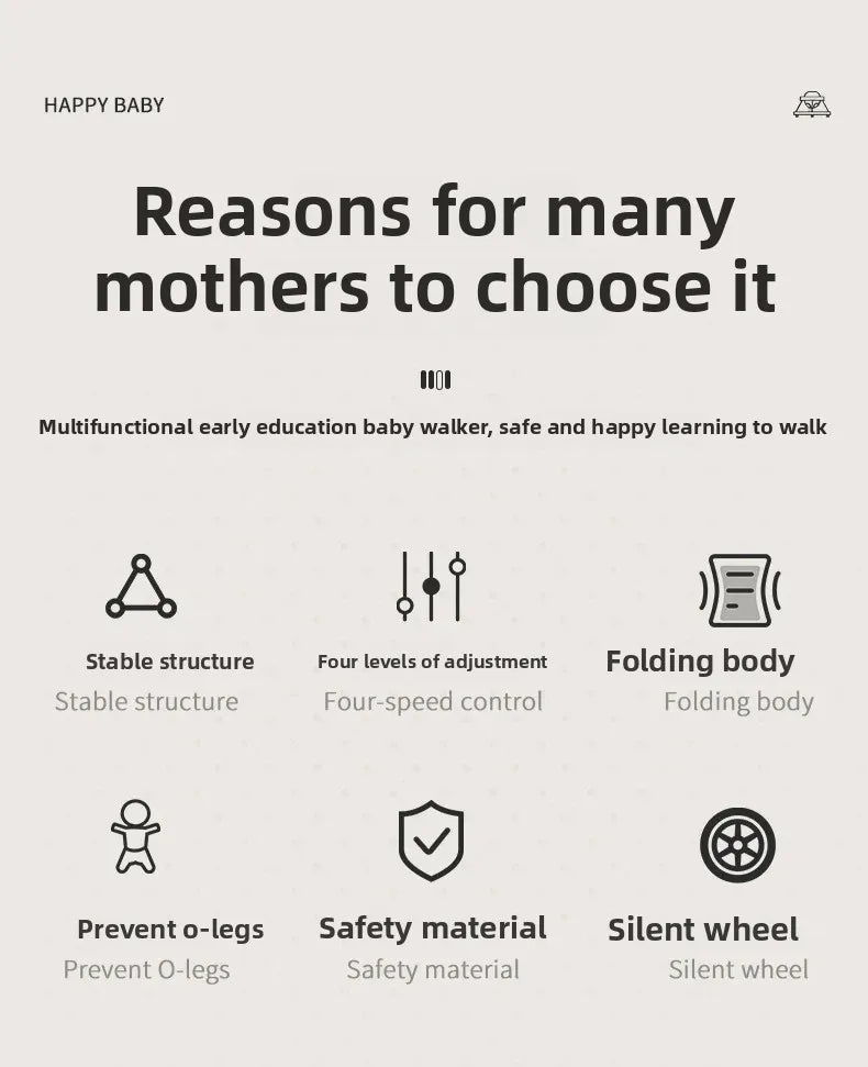 LightStep™ Lightweight Foldable Baby Walker