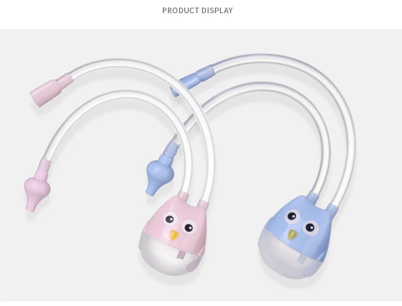 BreatheEasy™ Baby Nasal Aspirator – Safe Silicone Mouth Suction Snot Cleaner for Newborns