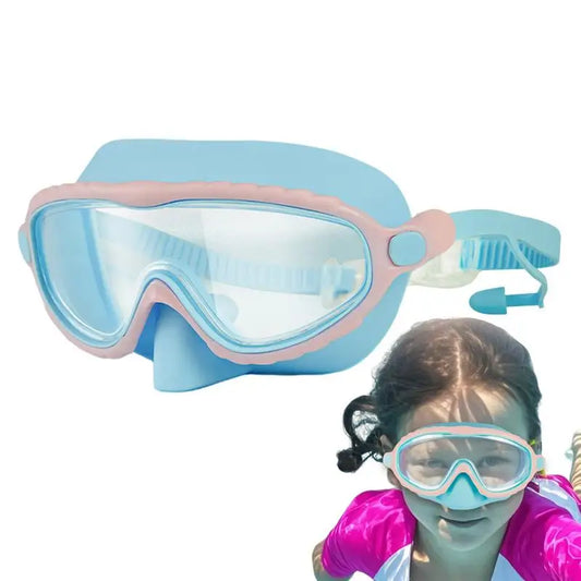 SplashGuard™ Kids Swim Goggles with Nose Cover – Anti-Fog, Leak-Proof, Adjustable & Comfortable for Swimming & Diving