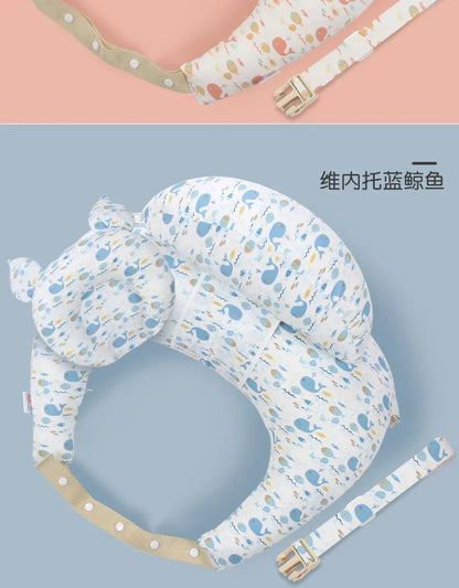 Multifunctional Baby Nursing Pillow with Strap – Soft Newborn Feeding Pillow