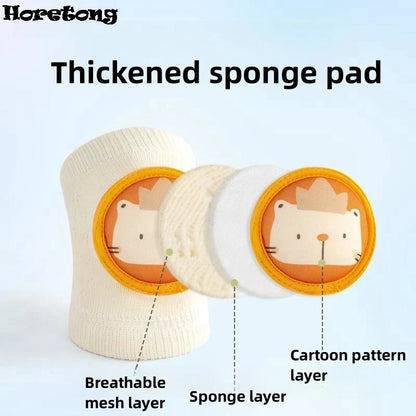 CrawlSafe™ 3D Cartoon Baby Knee & Elbow Pads