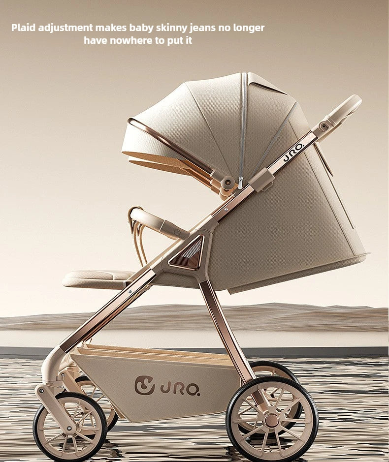 TwinGlide™ 2-in-1 Foldable Twin Baby Stroller – Lie-Flat Comfort, Heavy-Duty