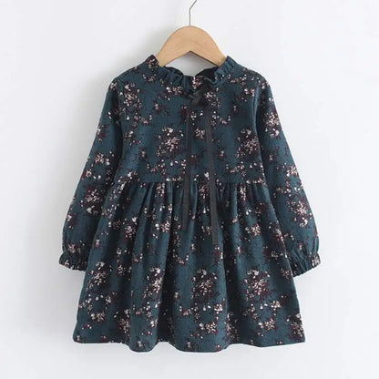 Bear Leader Autumn Girls Floral Dress