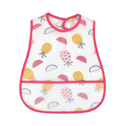 New Cartoon Pattern EVA Waterproof Baby Bib