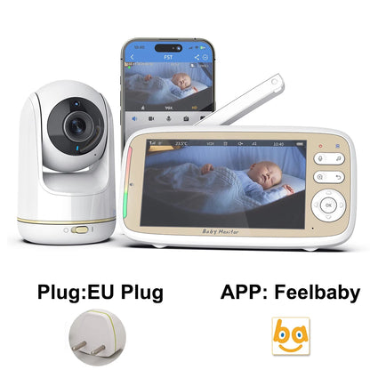 VB803 PRO 720P HD Baby Monitor with Two-Way Talk & WIFI PTZ