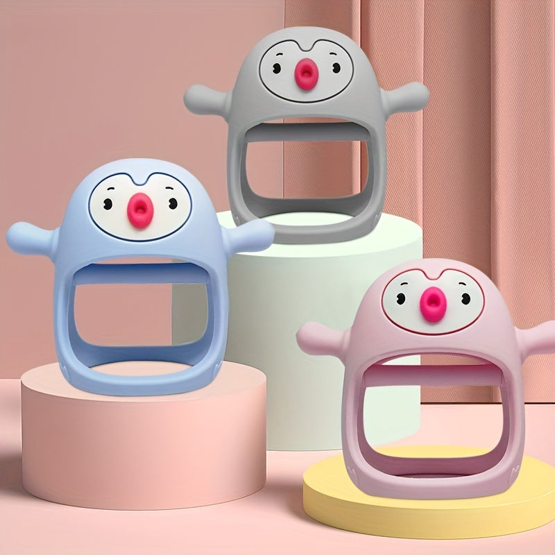 NeverDrop™ Baby Hand Teether – BPA-Free Silicone Teething Toy