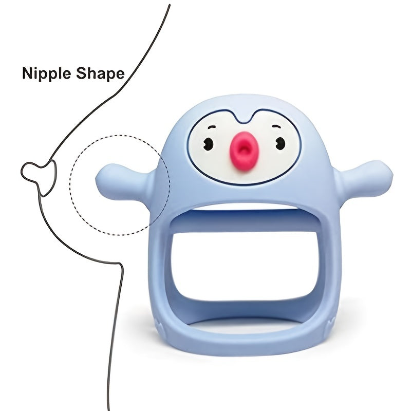 NeverDrop™ Baby Hand Teether – BPA-Free Silicone Teething Toy