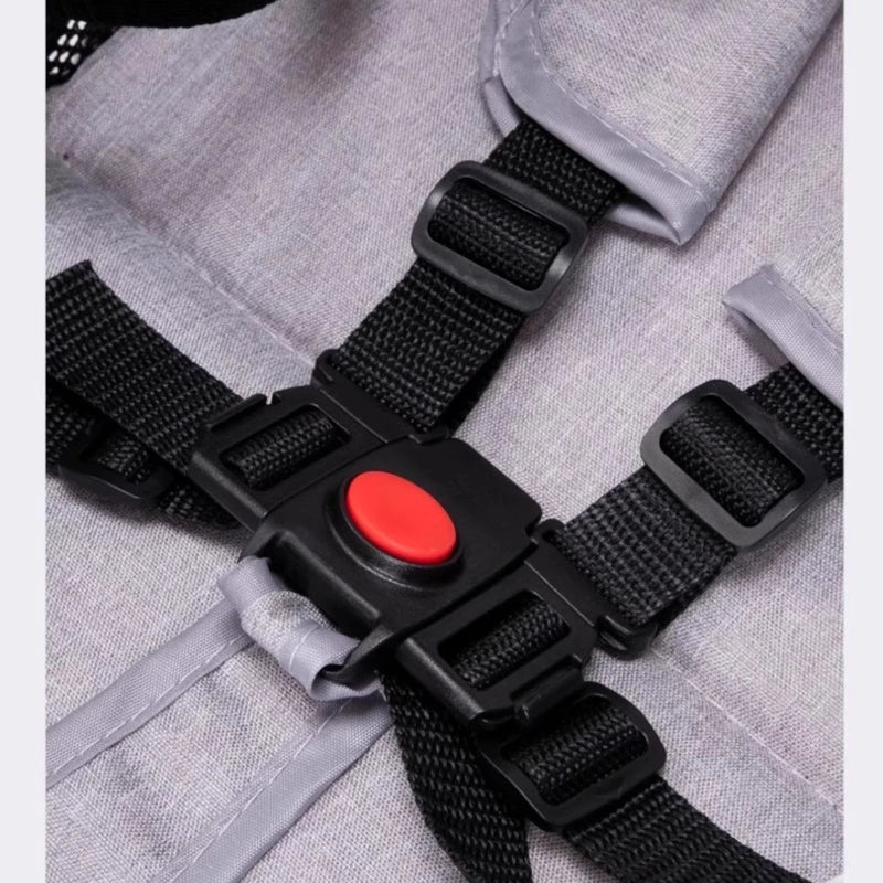 WarmHouse™ TwinFlex Double Stroller – Foldable Comfort for Two Kids