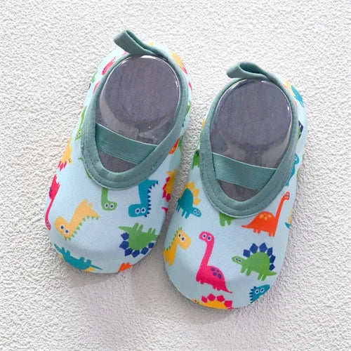 Baby First Walkers – Soft Anti-Slip Floral Shoes