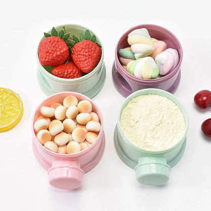 3Pcs/4Pcs Baby Formula Milk Storage Box