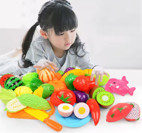 Kids Cutting Food Play Set