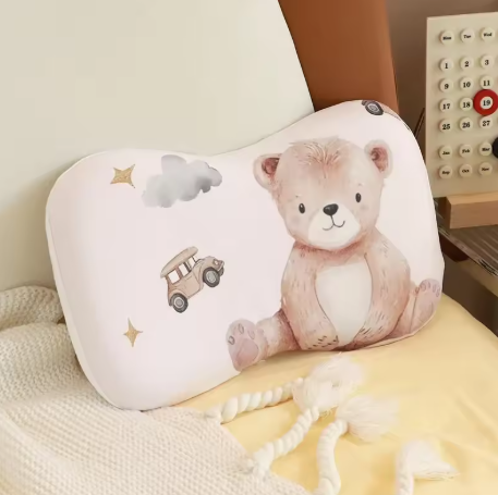 Toddler Memory Pillow – Hypoallergenic Cotton Support for Ages 0-6