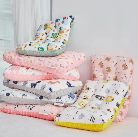 Baby Joy™ Cartoon Cotton Memory Pillow  Soft Support for Newborn Head &amp Neck